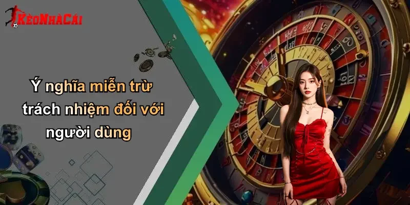 Ý nghĩa miễn trừ trách nhiệm đối với người dùng